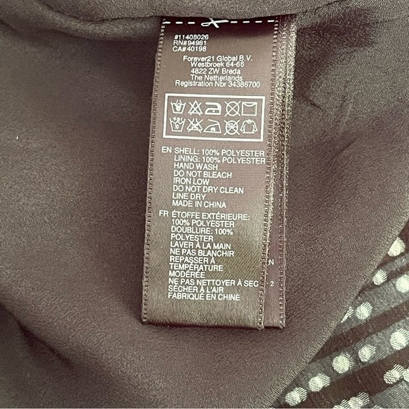 Forever 21 High-Low Sheer Polka Dot Layered Tiered Skirt - Picture 12 of 16